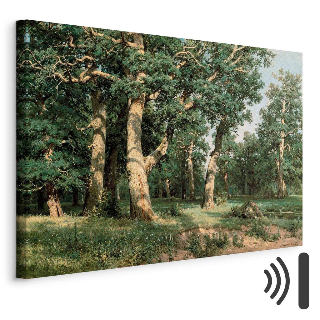 Oak Forest Landscape Classic Canvas Print