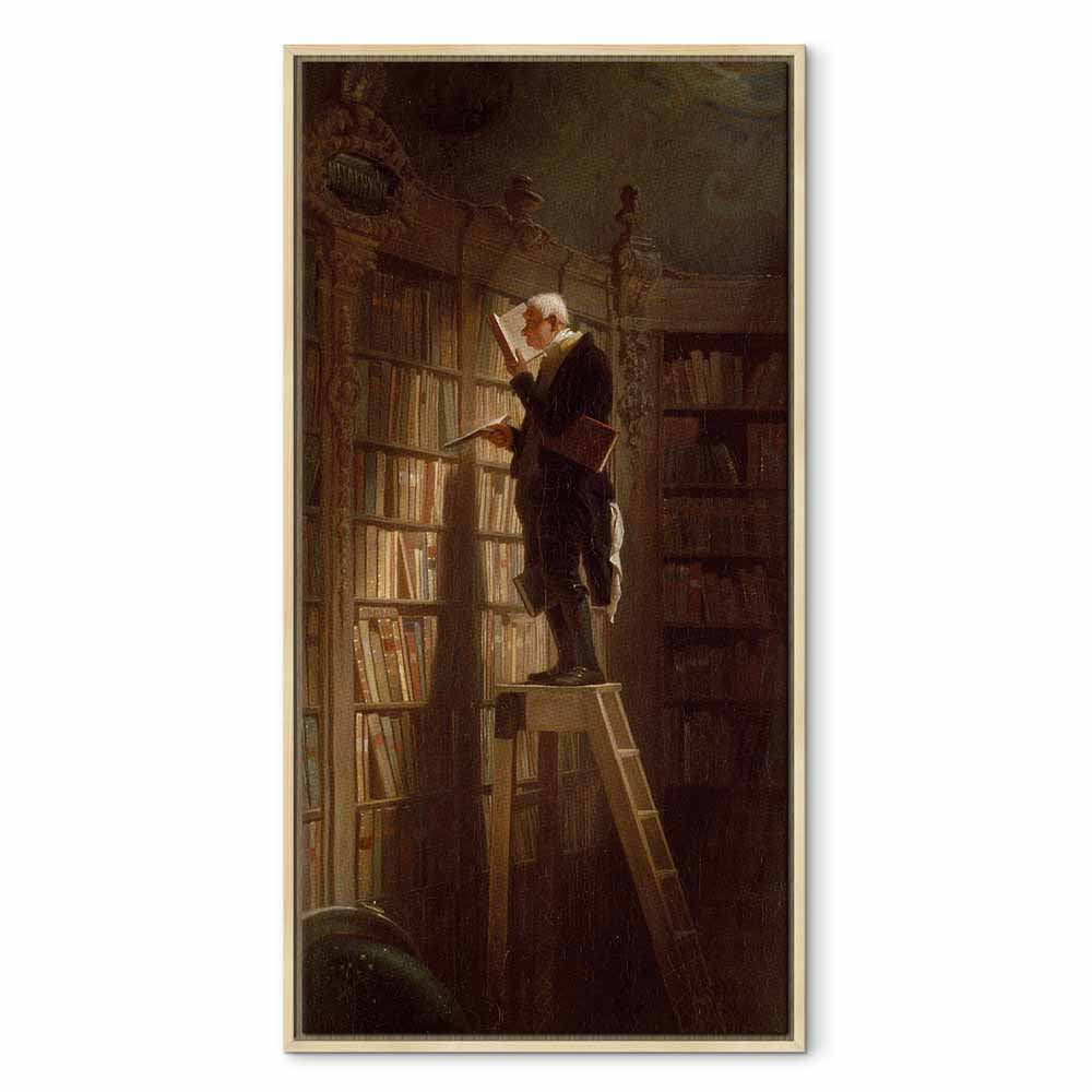 Carl Spitzweg The Bookworm Classic Canvas Print