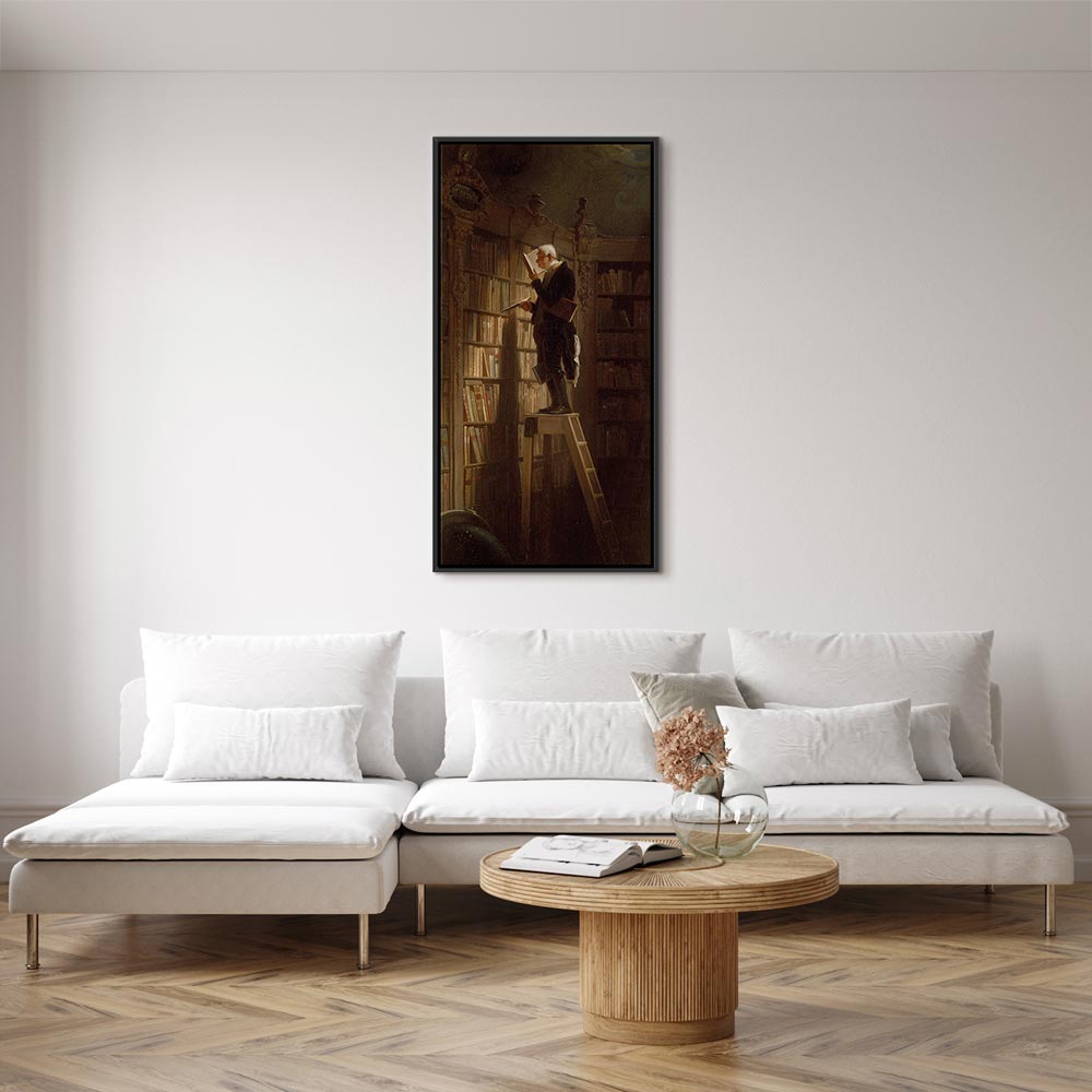 Carl Spitzweg The Bookworm Classic Canvas Print