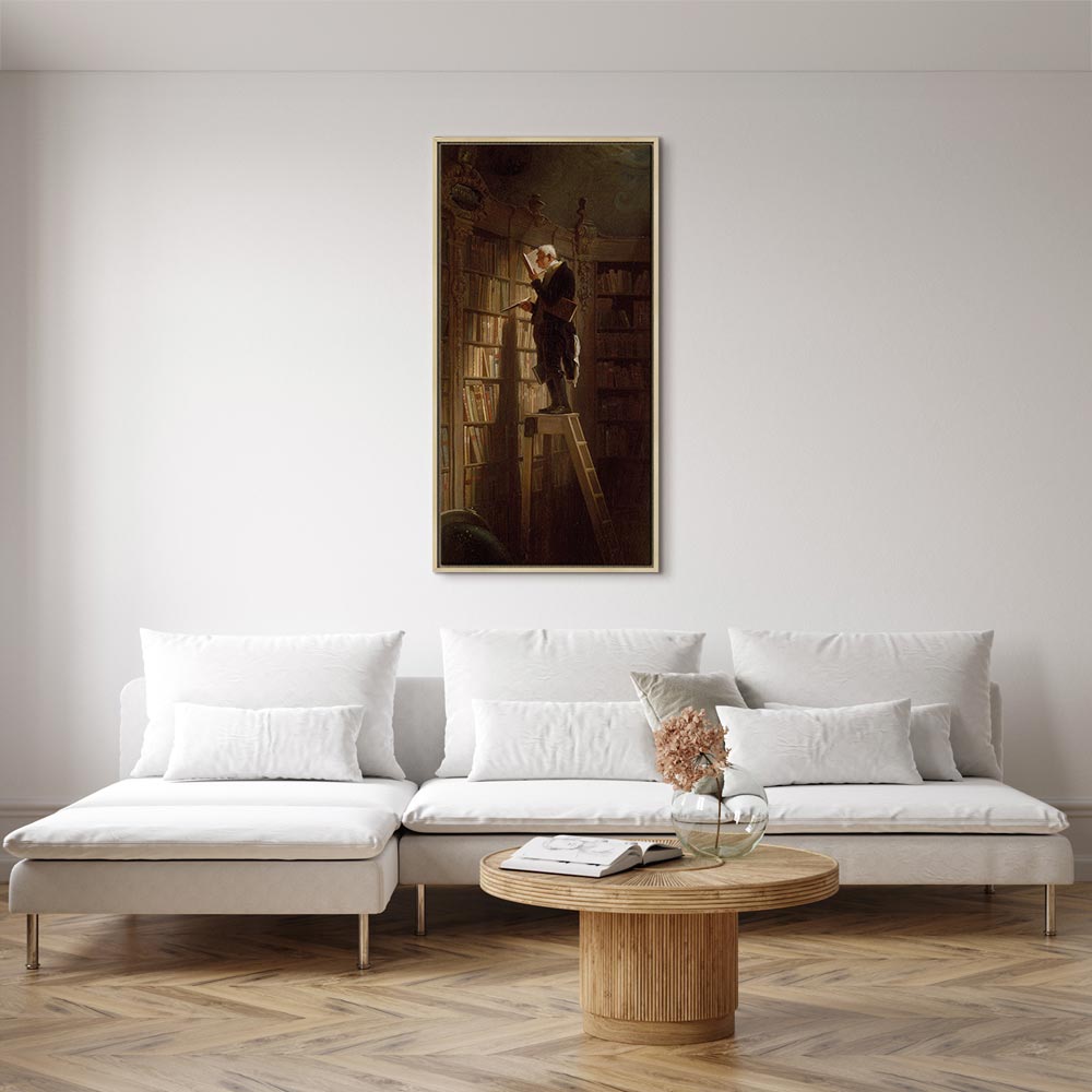 Carl Spitzweg The Bookworm Classic Canvas Print