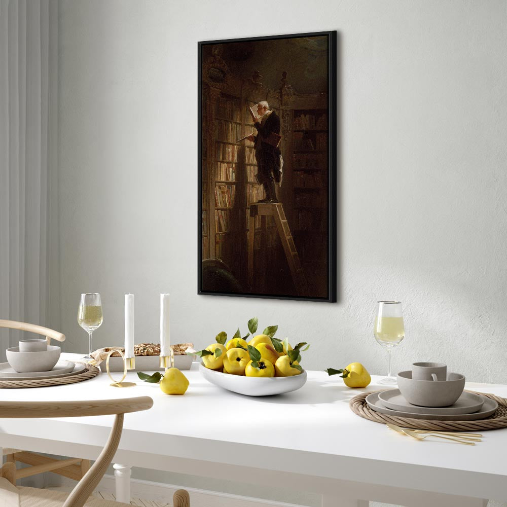 Carl Spitzweg The Bookworm Classic Canvas Print