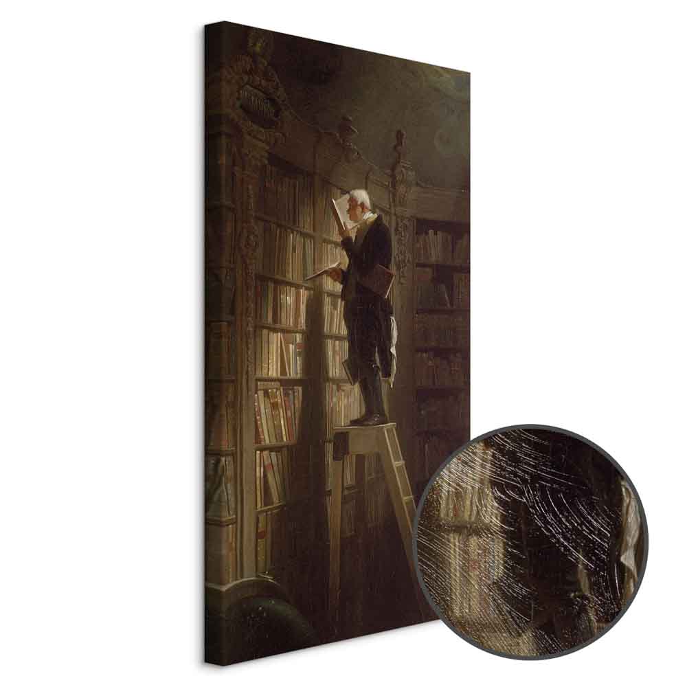 Carl Spitzweg The Bookworm Classic Canvas Print