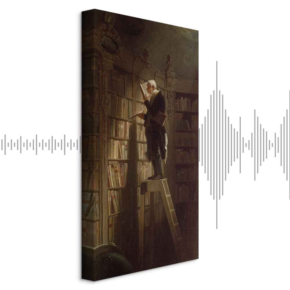 Carl Spitzweg The Bookworm Classic Canvas Print