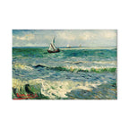 Van Gogh Seascape at Saintes-Maries Classic Canvas Print
