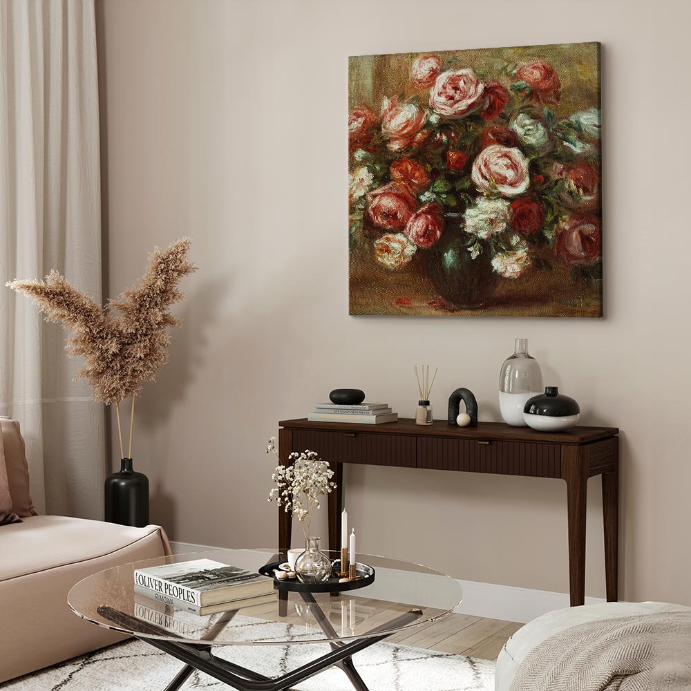 Renoir Still Life with Roses Classic Canvas Print