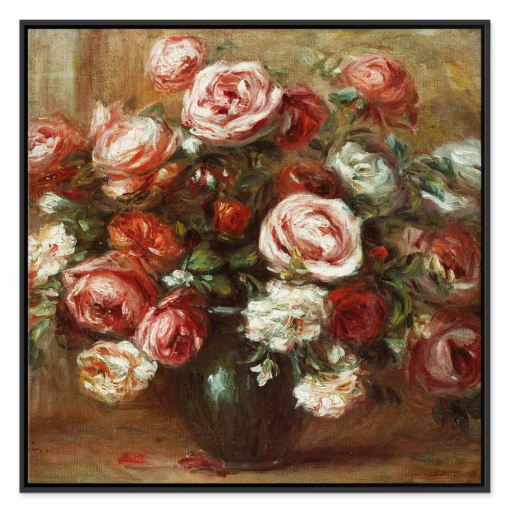 Renoir Still Life with Roses Classic Canvas Print