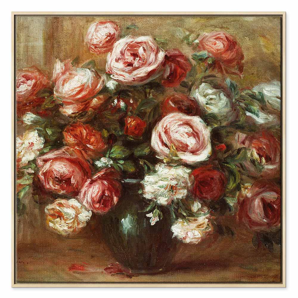 Renoir Still Life with Roses Classic Canvas Print