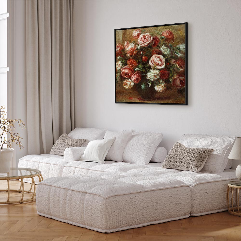 Renoir Still Life with Roses Classic Canvas Print
