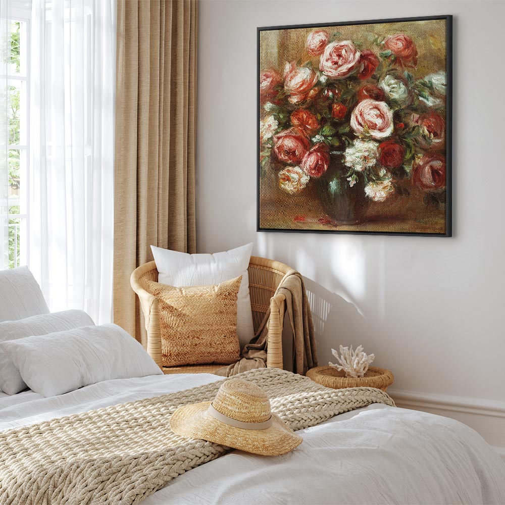 Renoir Still Life with Roses Classic Canvas Print