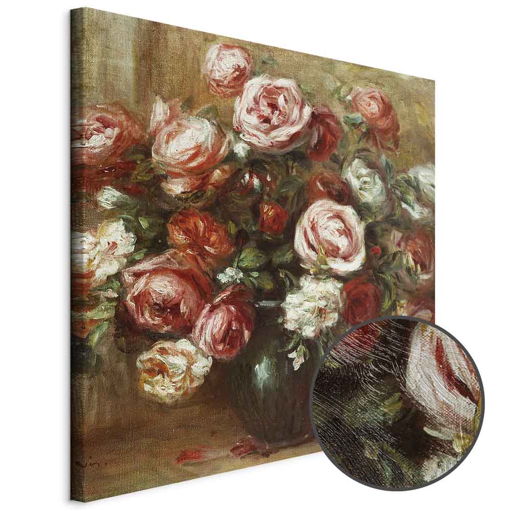 Renoir Still Life with Roses Classic Canvas Print