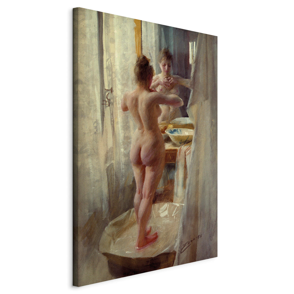 Canvas Print At the Bathtub