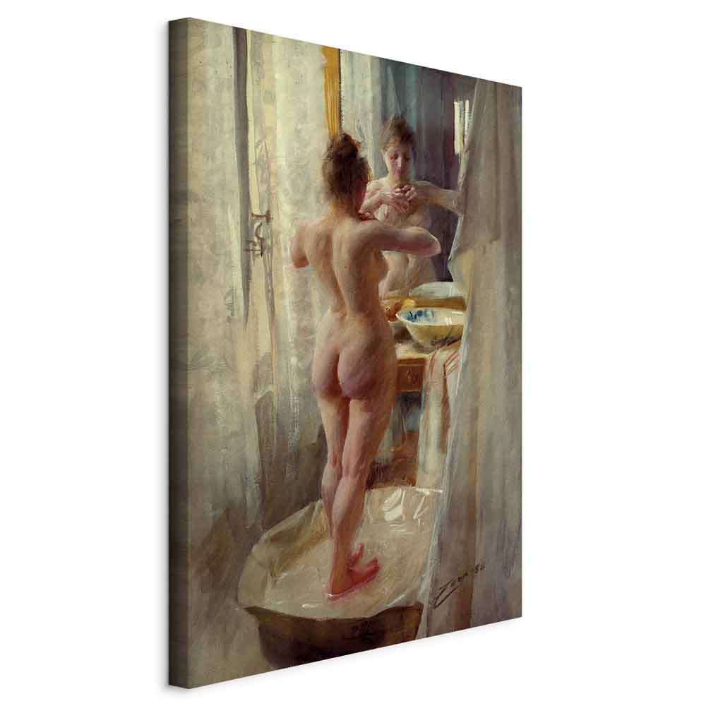 Canvas Print At the Bathtub