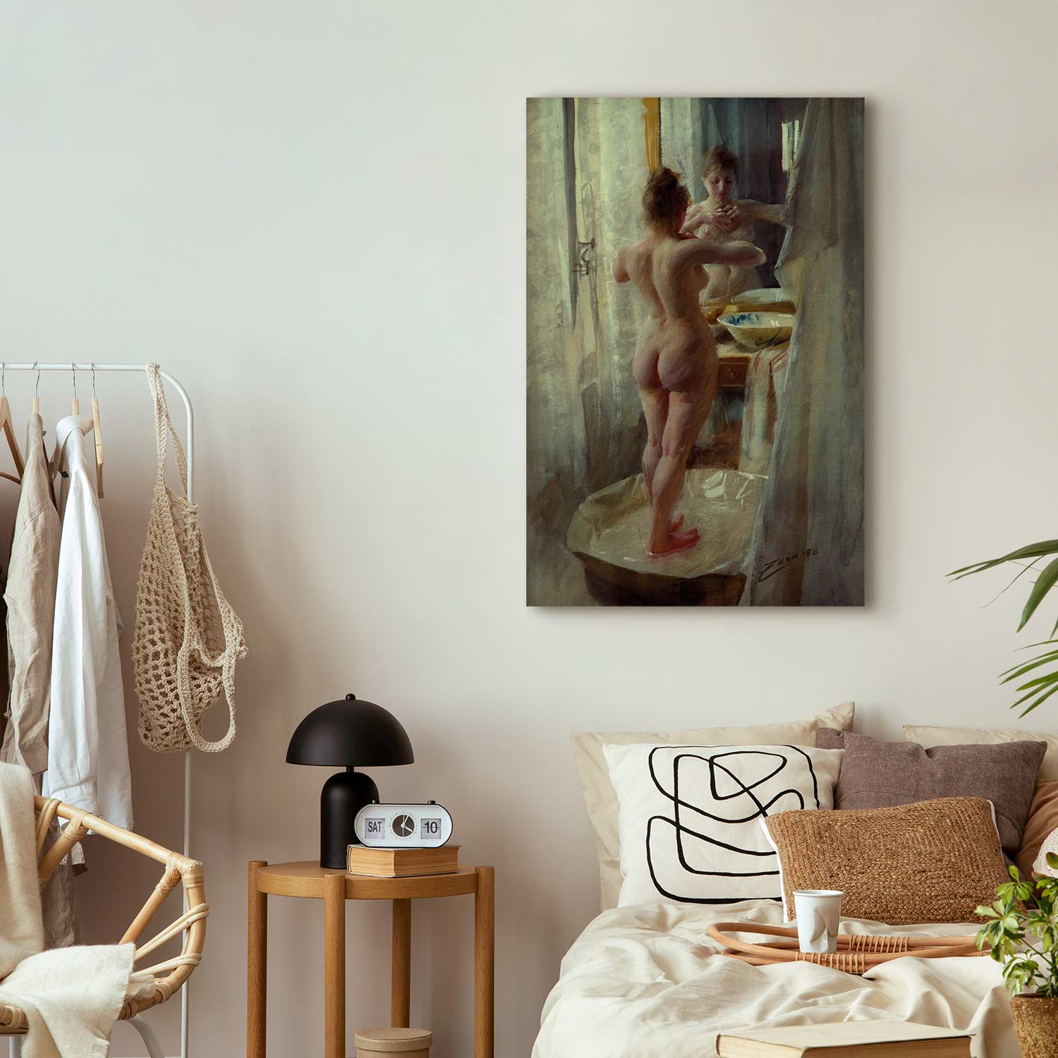Classical Nude Figure Art Canvas Print