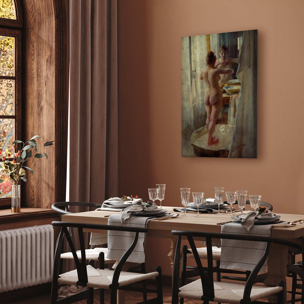 Classical Nude Figure Art Canvas Print