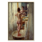 Classical Nude Figure Art Canvas Print