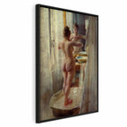 Canvas Print At the Bathtub