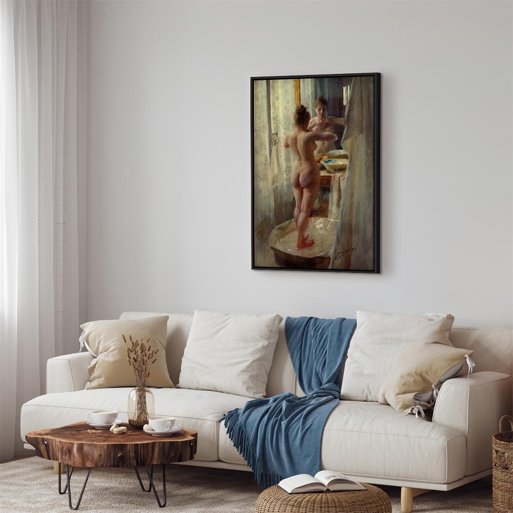 Canvas Print At the Bathtub