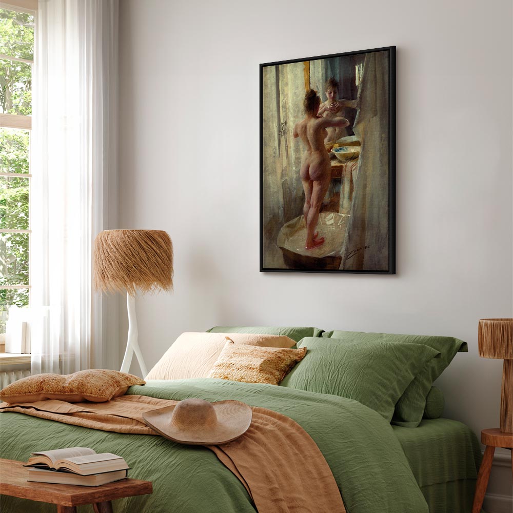 Canvas Print At the Bathtub