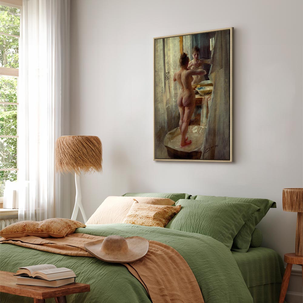 Canvas Print At the Bathtub