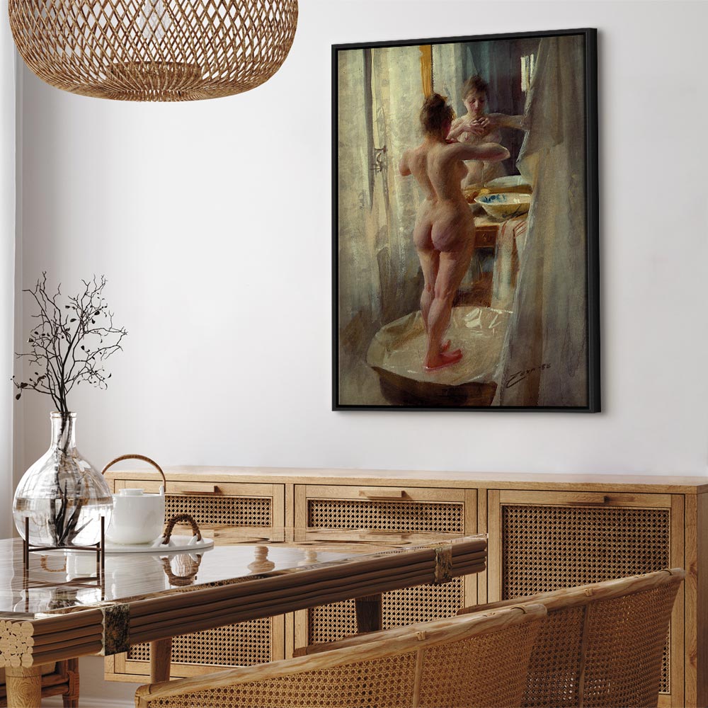 Canvas Print At the Bathtub