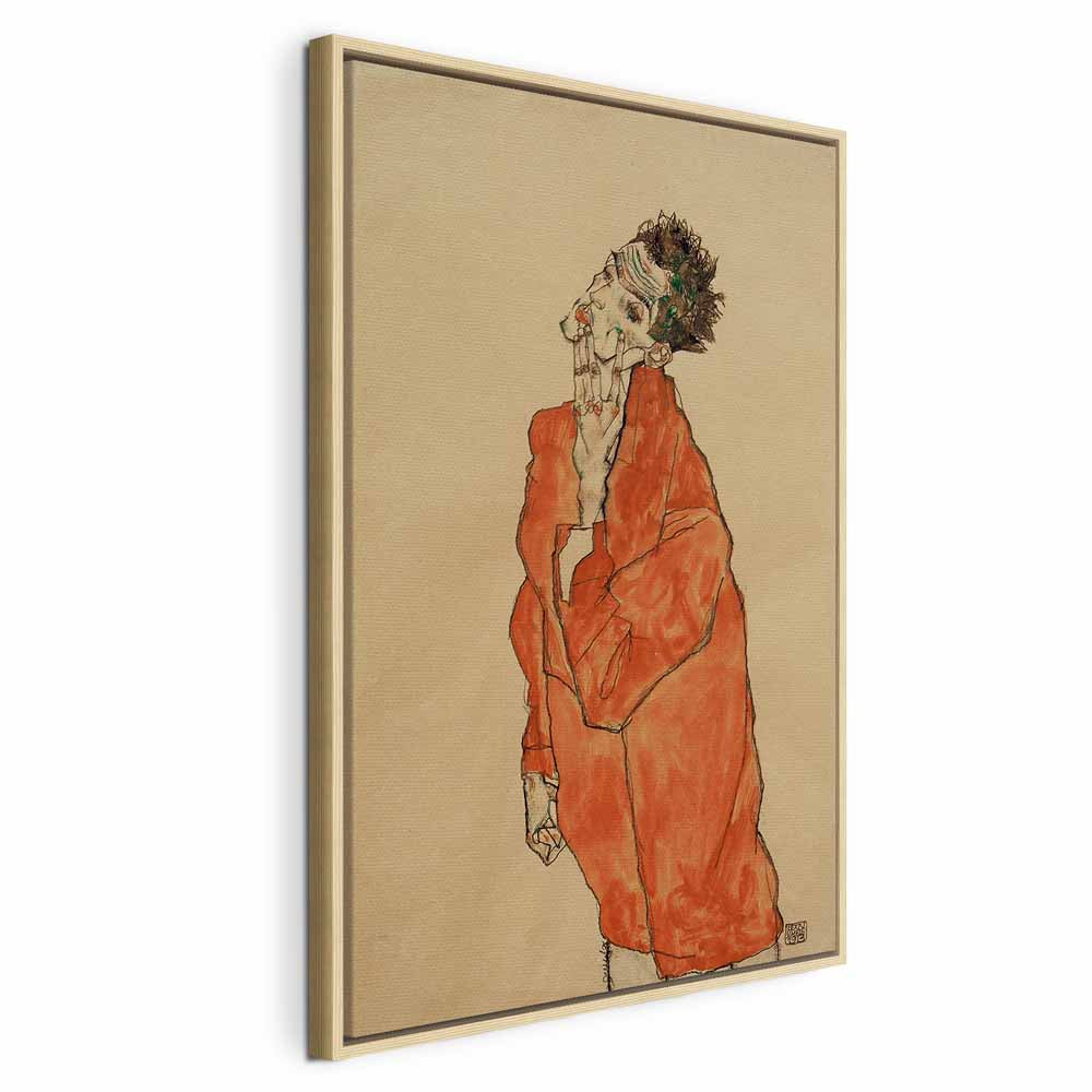 Canvas Print - Self-Portrait (Man in Orange Jacket)