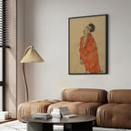 Canvas Print - Self-Portrait (Man in Orange Jacket)