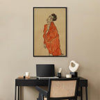 Canvas Print - Self-Portrait (Man in Orange Jacket)