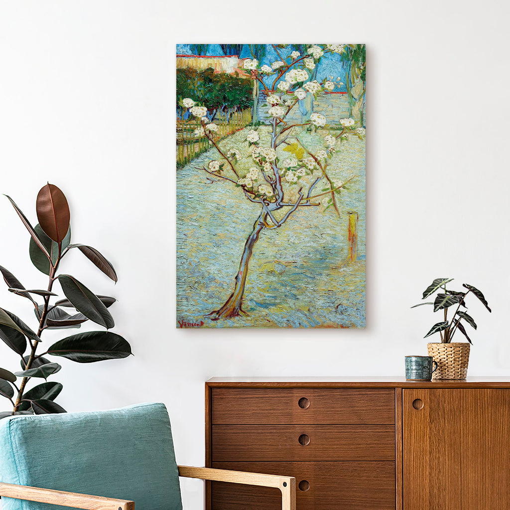 Canvas Print Blossoming Pear Tree