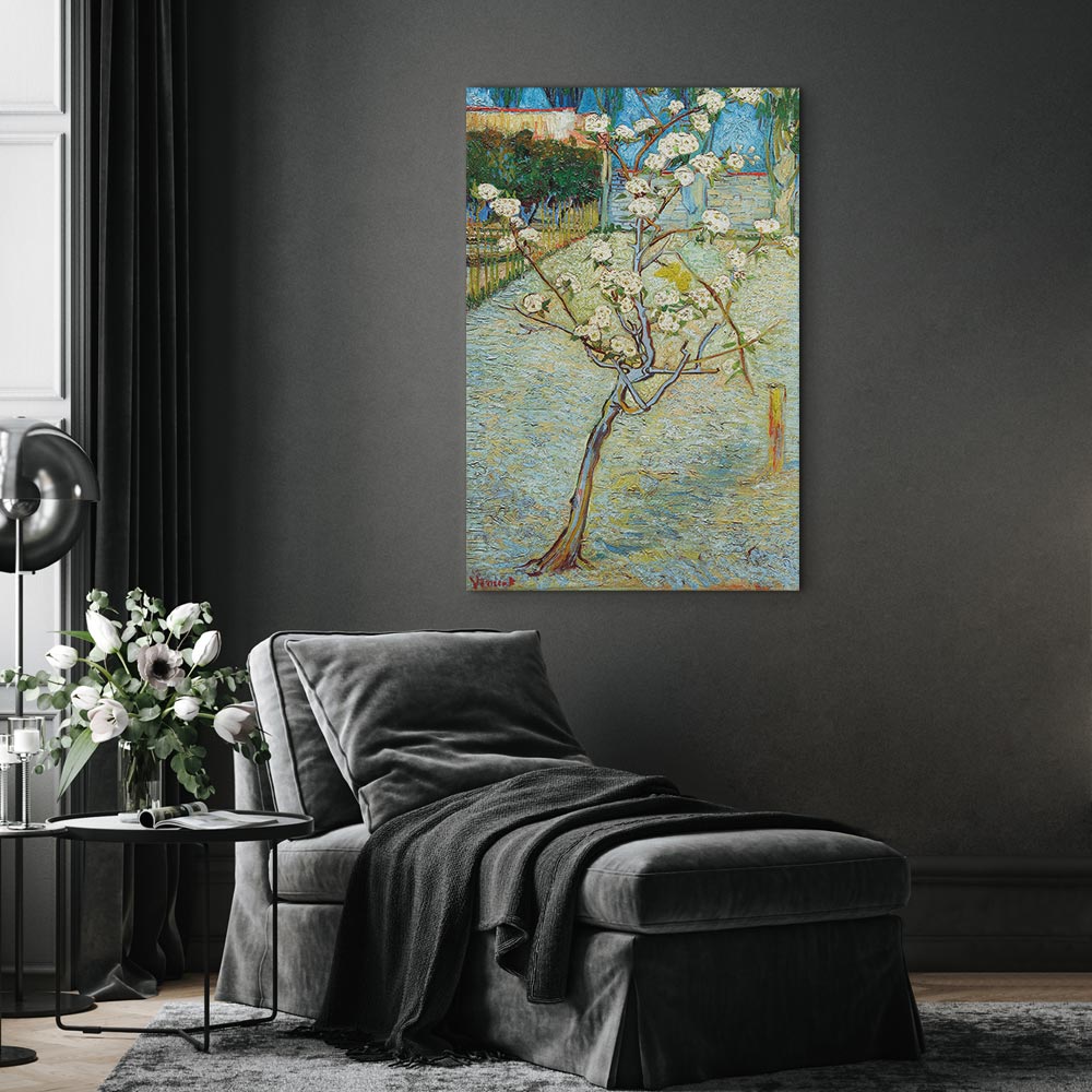 Canvas Print Blossoming Pear Tree