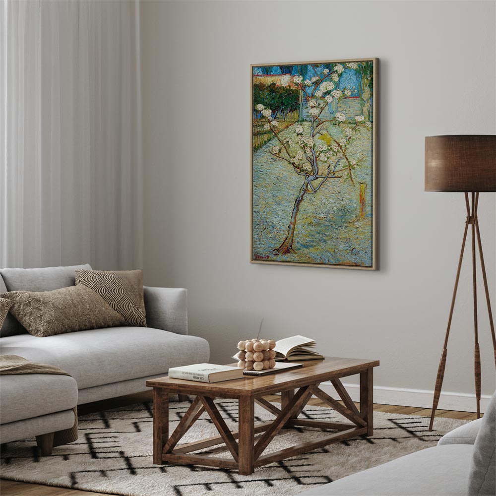 Canvas Print Blossoming Pear Tree