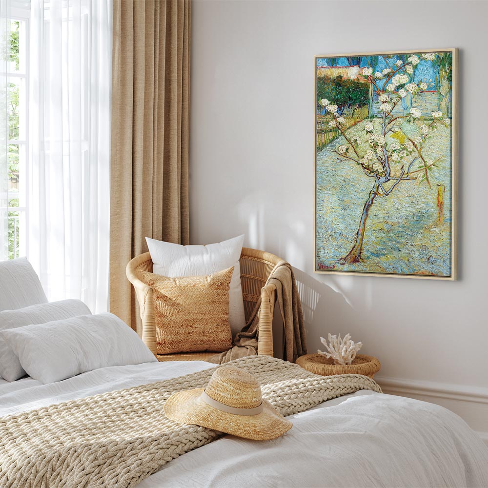 Canvas Print Blossoming Pear Tree