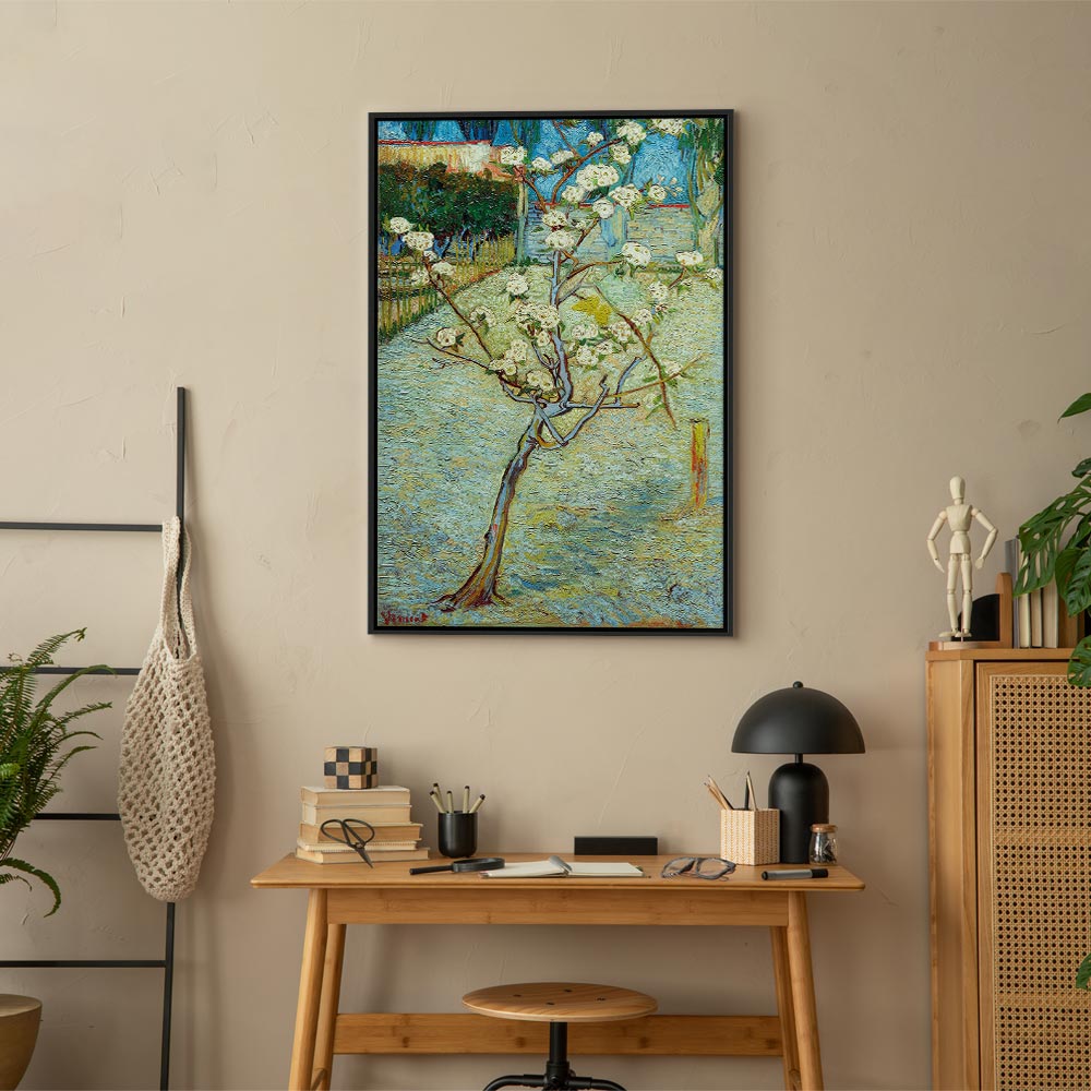 Canvas Print Blossoming Pear Tree