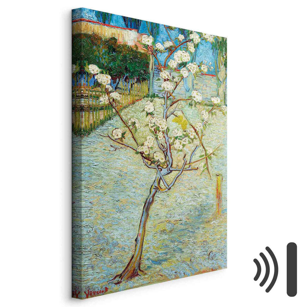 Blossoming Pear Tree Nature Canvas Print