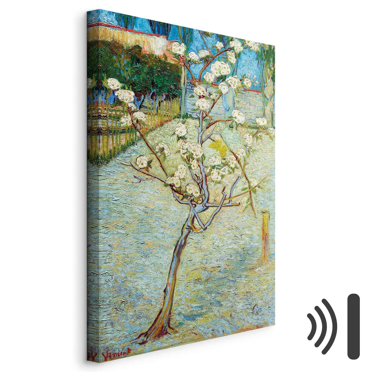 Blossoming Pear Tree Nature Canvas Print