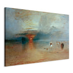 Canvas Print Calais Beach Low Tide