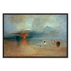 Calais Sands at Low Water Seascape Canvas Print