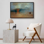 Canvas Print Calais Beach Low Tide