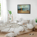 Canvas Print Calais Beach Low Tide