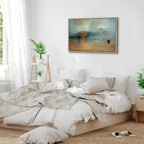 Canvas Print Calais Beach Low Tide