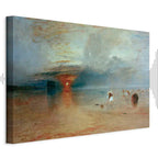 Calais Sands at Low Water Seascape Canvas Print