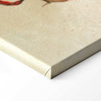 Crouched Girl Expressionist Canvas Print