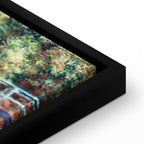 Japanese Footbridge Impressionist Canvas Print