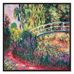 Japanese Footbridge Impressionist Canvas Print