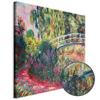 Japanese Footbridge Impressionist Canvas Print
