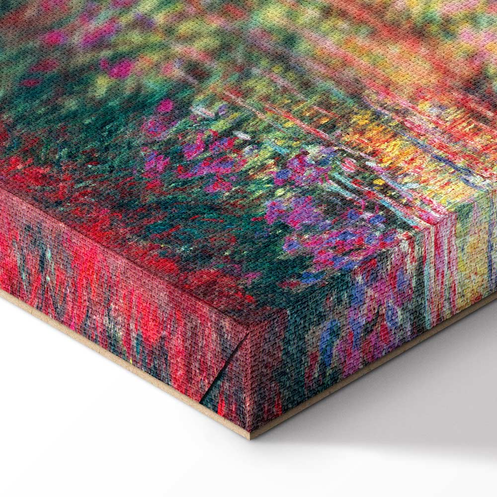 Japanese Footbridge Impressionist Canvas Print