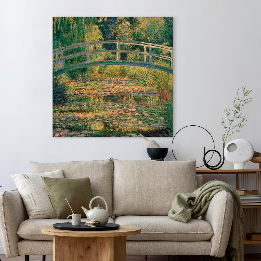 Canvas Print Bridge at Giverny on Premium Canvas