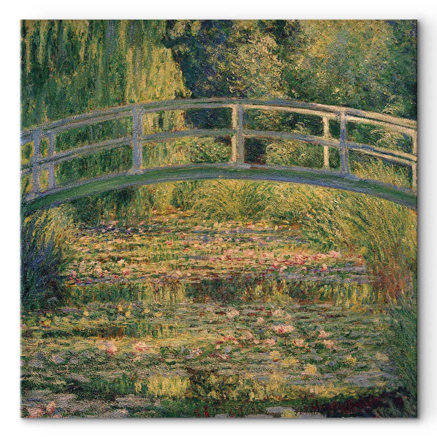 Monet Water Lilies Bridge Classic Canvas Print