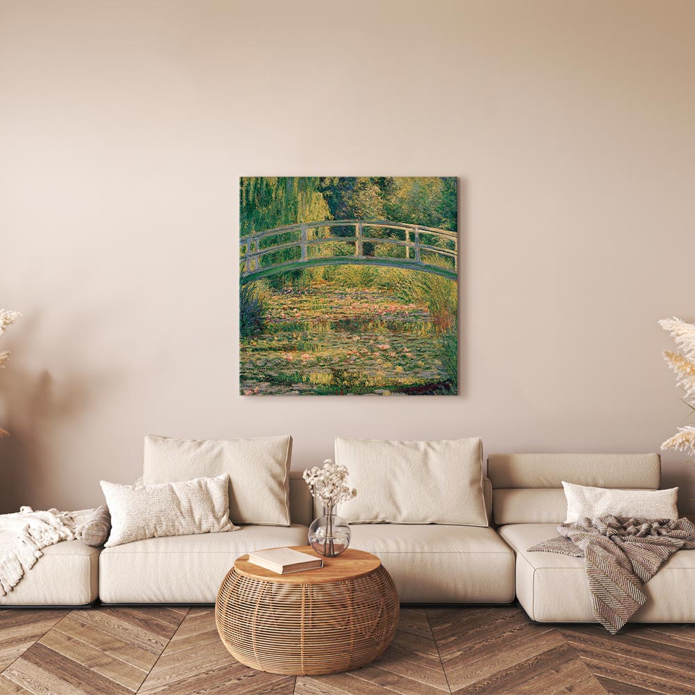 Canvas Print Bridge at Giverny on Premium Canvas