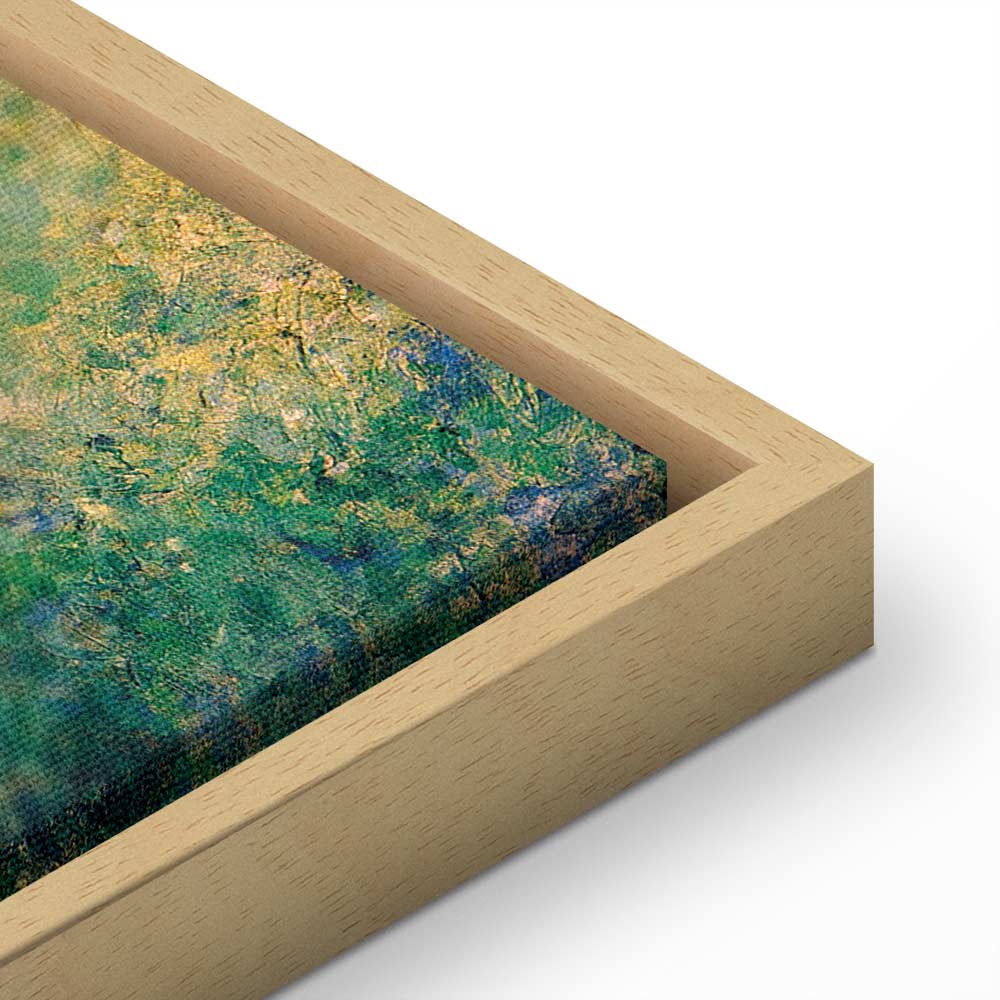 Monet Water Lilies Bridge Classic Canvas Print