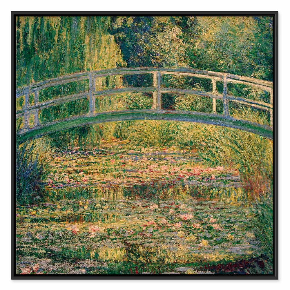 Monet Water Lilies Bridge Classic Canvas Print
